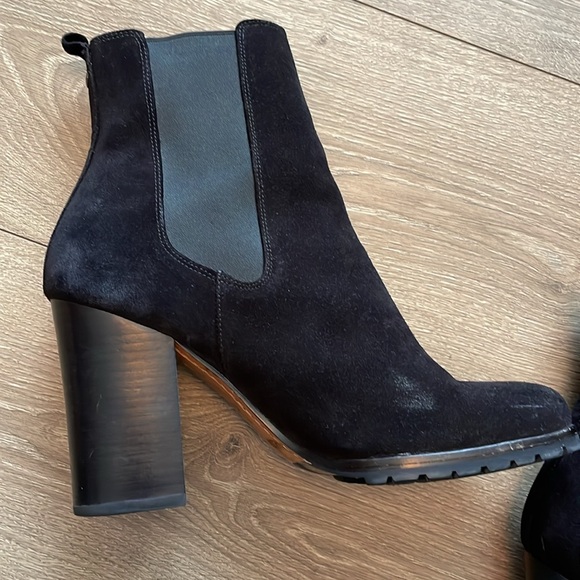 Coach Odelle Black Oiled Suede Bootie Size 9 - Picture 6 of 10